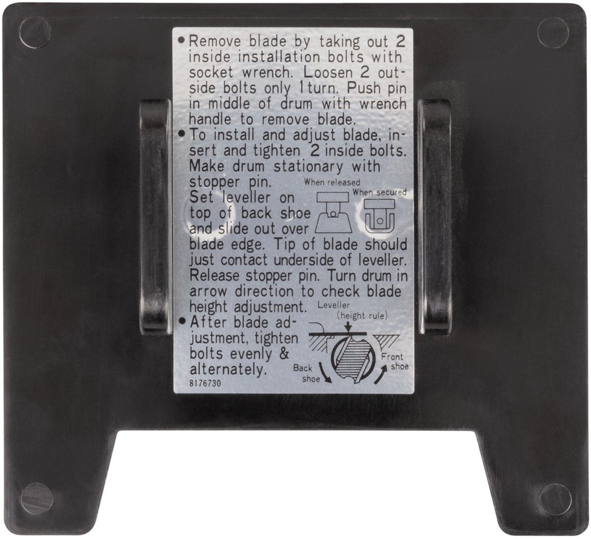 Makita Schaafbeitel Afstelplaat 155270-7