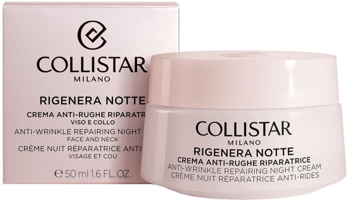 Goedkoopste Collistar Rigenera anti-wrinkle repairing Nachtcrème 50ml