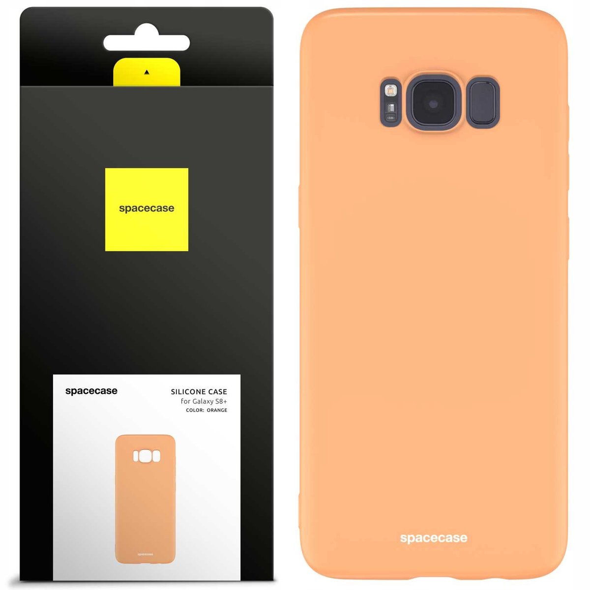 Spacecase Siliconen Hoesje Voor Samsung Galaxy S8+ Oranje