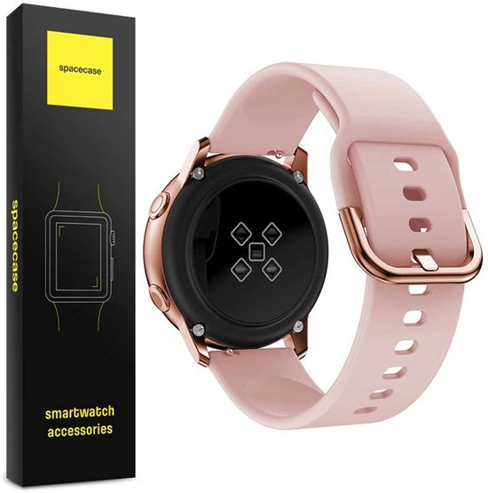 Bracelet de montre universel Spacecase en Siliconen rose 20 mm