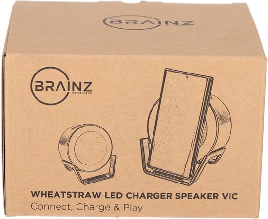BRAINZ LED Charger Speaker Vic Wheatstraw Naturel van BRAINZ — afbeelding 3