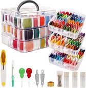 LOVIVER Boîte De Rangement De Bobines De Fil à Broder Boîte