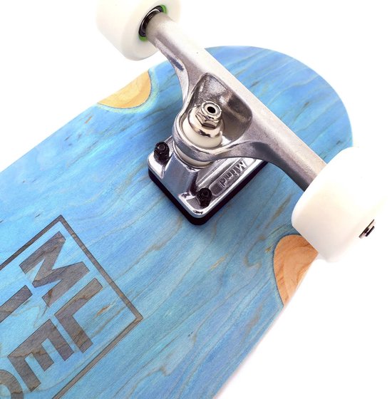 Mindless Grande Gen X Cruiser Skateboard - 28" Canadian Maple Park & Street Board With Gen-X Trucks