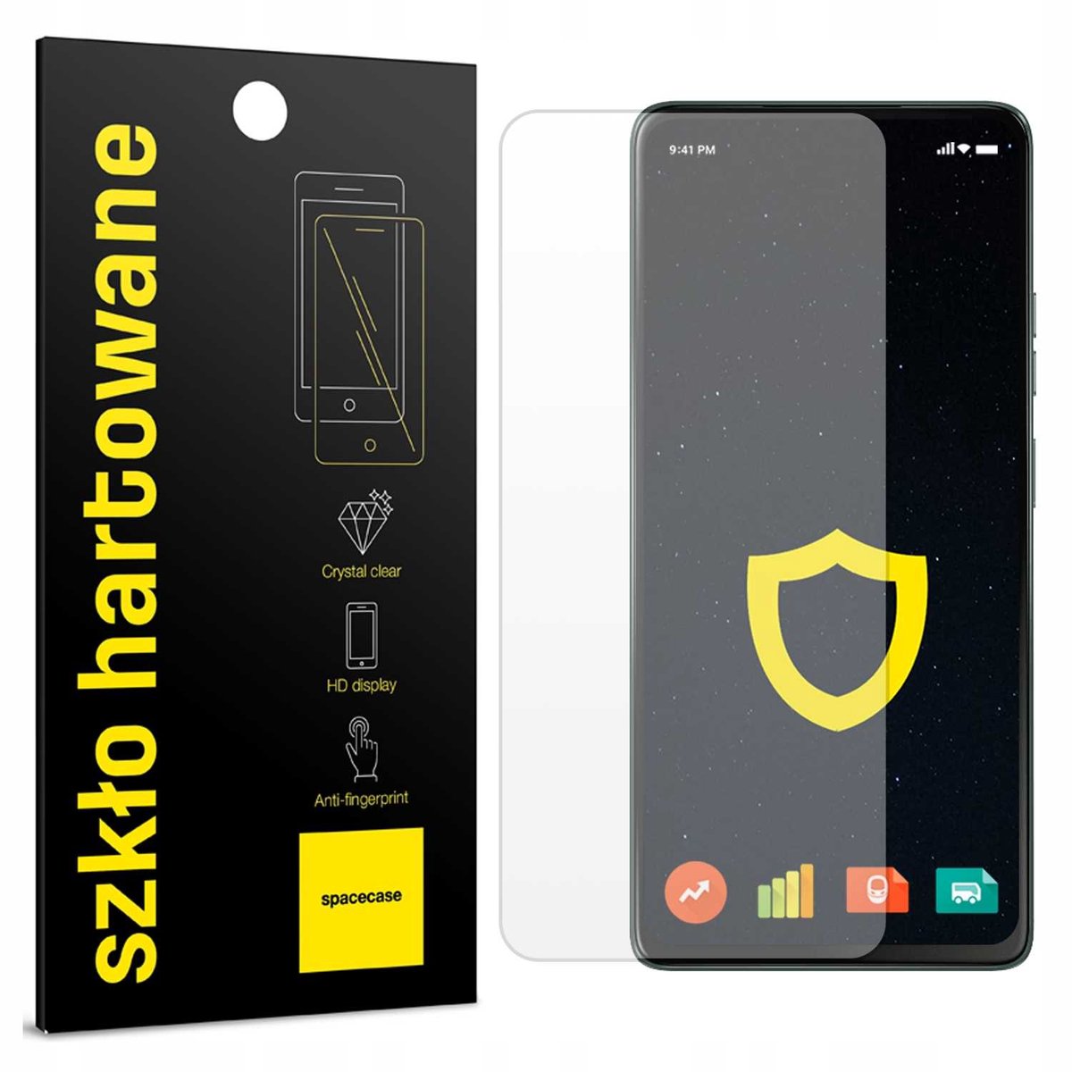Spacecase Gehard Glas 2.5D Voor Motorola G75 Beschermfolie