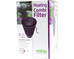 Compacte vijverfilter tot 5000 liter met UV-C en pomp 2500 l/h