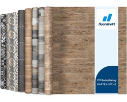 FLOORDIREKT PVC-Vloeren - Bartek Eik - Raymond 4 - Vinyl vloeren - Natuurlijk houteffect - Dikte 2 mm - 100 x 100 cm