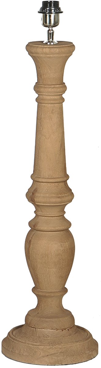 by Mooss - Tafellamp - Miami - Almond - Hout - Baluster - 70 cm