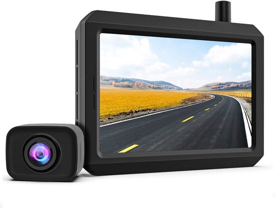 CAMECHO Rückfahrkamera kabellos: 7 1080P Touchscreen Monitor,15