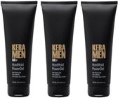 KIS - Keramen - Hardhold Power Gel - Haargel - 3 x 250 ml