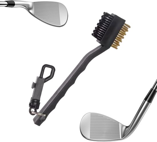 Golf Golfclub Borstel - Golf Accessoires - 2-in-1 Multi Club Cleaner van CHAMPKEY — afbeelding 3