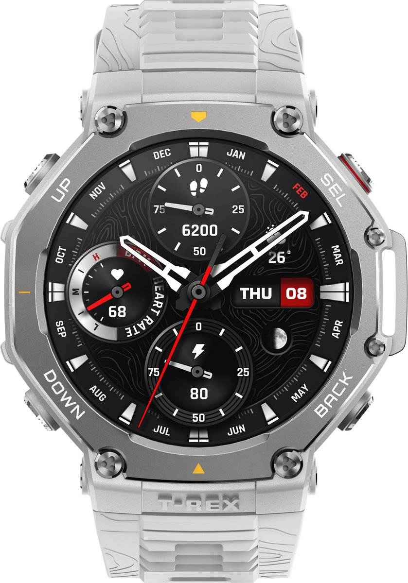 Amazfit T-Rex 3 - Smartwatch - 48 mm - Haze Gray