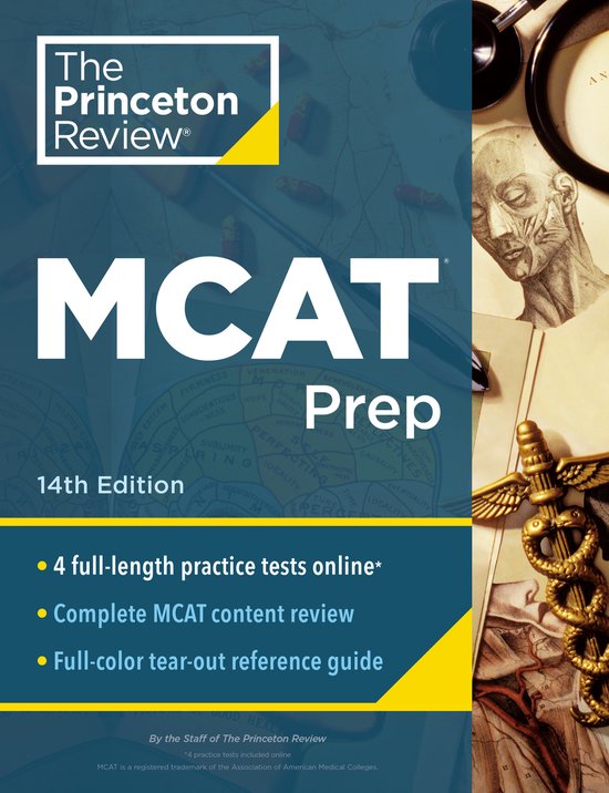 Graduate School Test Preparation- Princeton Review MCAT Prep, 14th Edition