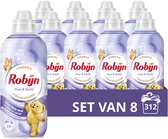 Bol.com Robijn Classics Wasverzachter - Puur & Zacht - 8 x 39 wasbeurten - Voordeelverpakking aanbieding