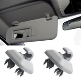 4 Crochets De Pare-soleil Pour Audi A1 A3 A4 A5 A6 A7 Q3 Q5 – Remplacement Intérieur, Plastique ABS