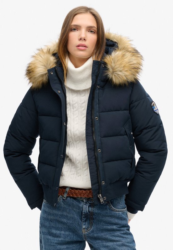 Superdry - Everest Hooded Bomberjack - Dames - Gewatteerde jassen