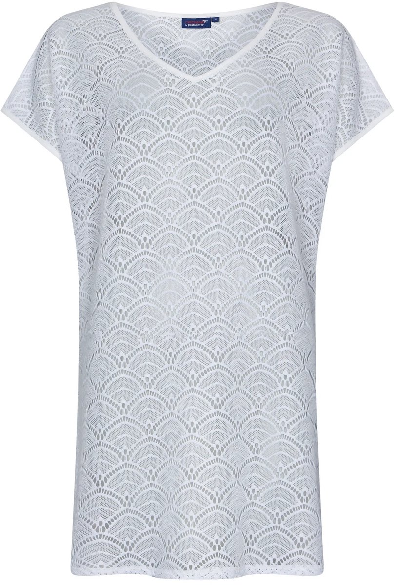 Rebelle Cover-Up Beach Basics - Wit - Polyester - Maat 36