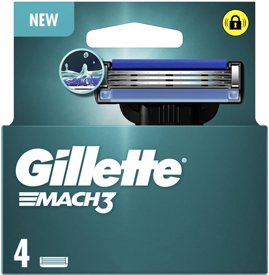 Gillette Mach3 scheermesjes – 4 stuks