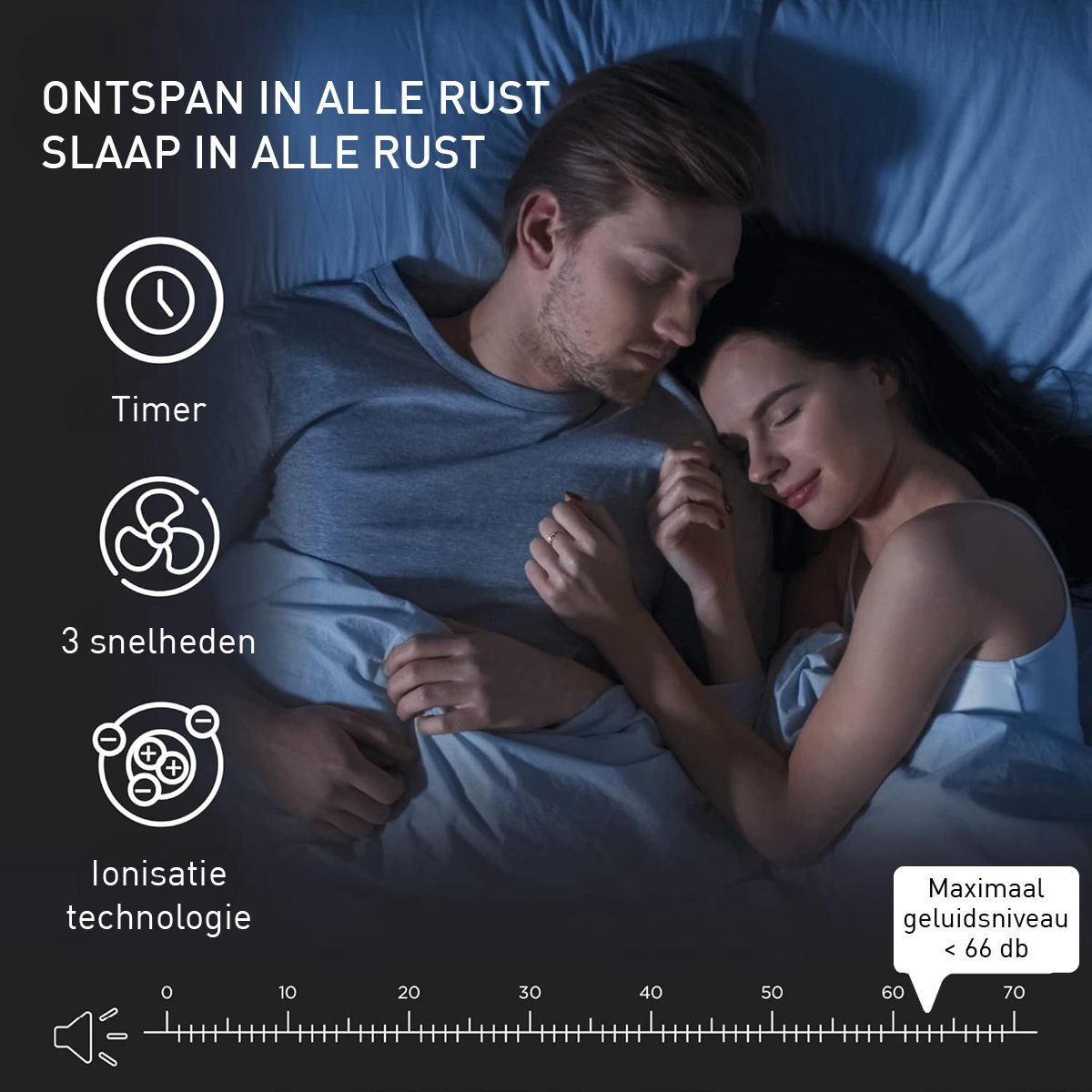 Medify Air MA-40 Luchtreiniger – 288 m³/u Air Purifier – HEPA H13 Filter & Touchscreen – Nachtmodus – Luchtfilter tegen Hooikoorts, Allergieën & Huisstofmijt – Wit — afbeelding 6