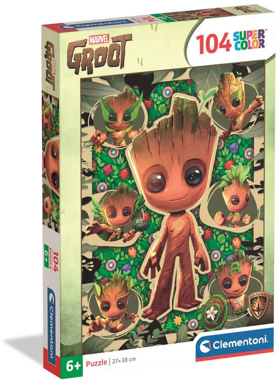 Clementoni - Puzzel - 104 Stukjes - Marvel Groot - Kinderpuzzel - Vanaf ...