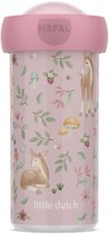 Gobelet scolaire Mepal Campus Little Dutch - 300 ml - Fermeture hermétique - Gobelet pour enfants - Garden des Fées