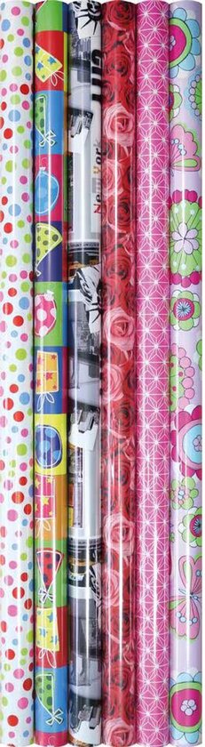 YSWOVUO 5 Rollen Geschenkpapier für Junge