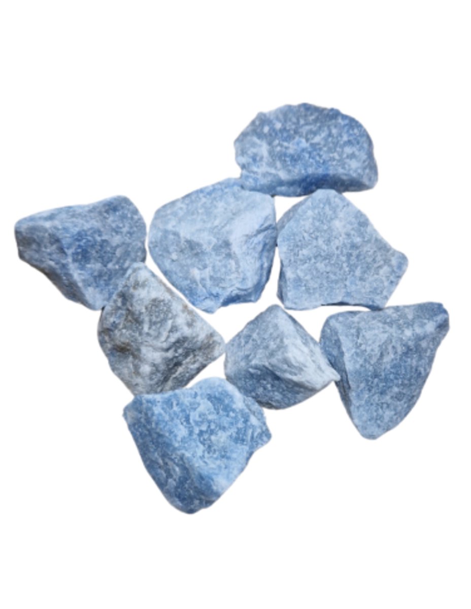 Ruben Robijn Blauwe kwarts 250 gram ruwe brokjes