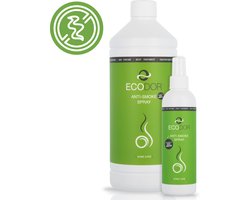 Ecodor EcoSmoke - Anti rooklucht, Nicotine ontgeurder, Sigaretten rookgeur - Geurverwijderaar - Ecologische luchtverfrisser - Voordeel Pakket - 250 ml sprayflacon + 1 liter navulfles
