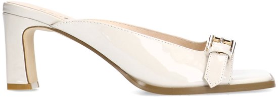 Sacha - Femme - Sandales écrues à talon et boucle - Pointure 42