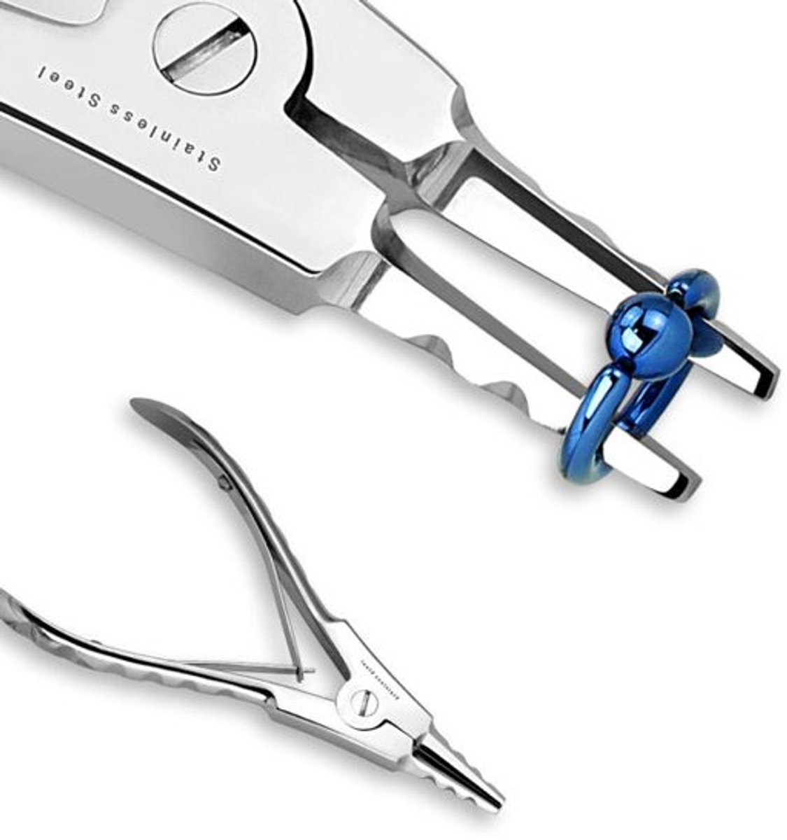 Lev RVS Ringopener Tang, Klein - Geschikt voor Klein Ringen van 0,6 cm tot 1,9 cm