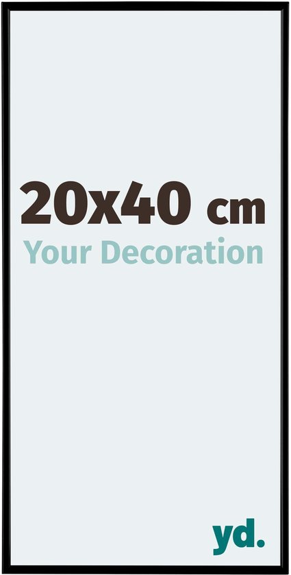 Cadre Photo Your Decoration Evry - 20x40cm - Zwart Mat