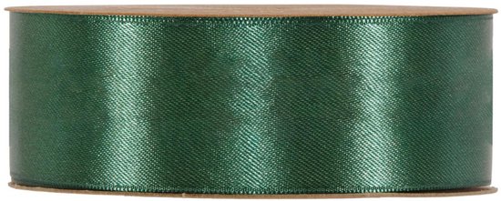 Lint - Donker Groen - 50m x 40mm | Double Satin Classic | Dubbelzijdig Luxe Satijnen Lint | Feestlint op rol | Satijn Lint | Cadeaulint
