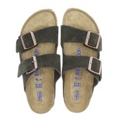 Birkenstock Arizona SFB VL Narrow Dames Slippers - Mocca - Maat 37