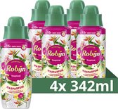Robijn Intense Wasparfum - Tropical - tot 15x meer geur dan bij gebruik van alleen wasmiddel - 4 x 342 ml