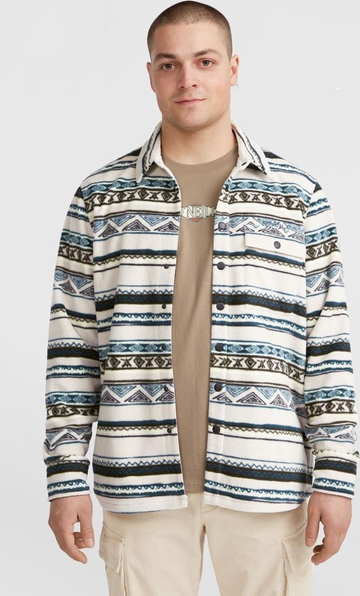 O´neill Superfleece Overhemd Met Lange Mouwen M Man Grijs