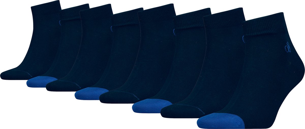 SOKKEN 8 PACK Scotch & Soda kwartsokken voor heren in een verpakking van 8 stuks