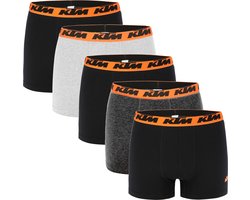 KTM by FREEGUN Boxershorts voor heren, ondergoedbroek, herenboxer, set van 5