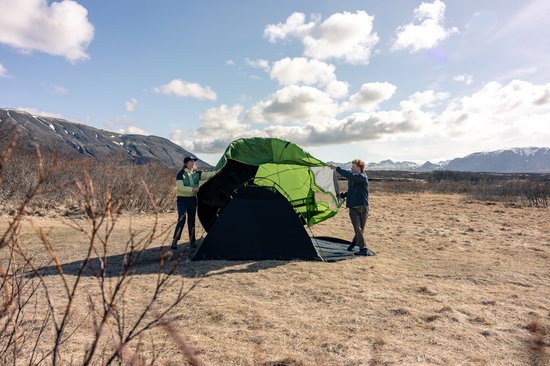 Coleman Darwin 4 Plus Blackout familietent - 4 persoons tent - verduisterende tent - waterdicht - groen van Coleman — afbeelding 5