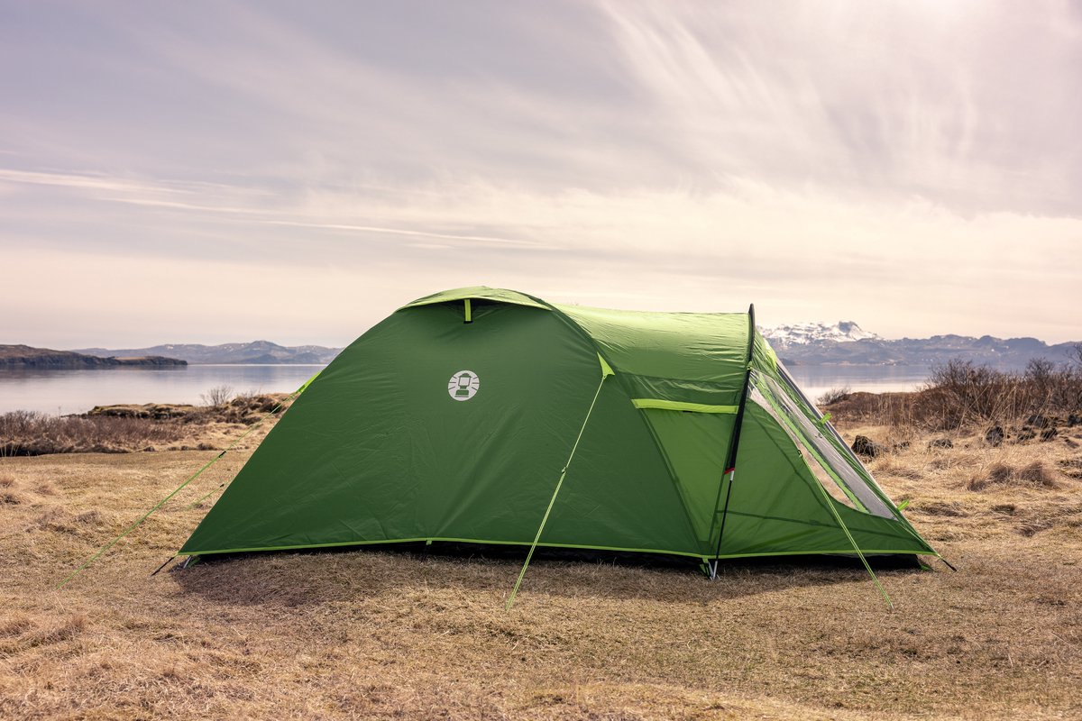 Coleman Darwin 3 Plus Blackout kampeertent – 3 persoons tent – verduisterend – water- en windbestendig - groen – foto 8