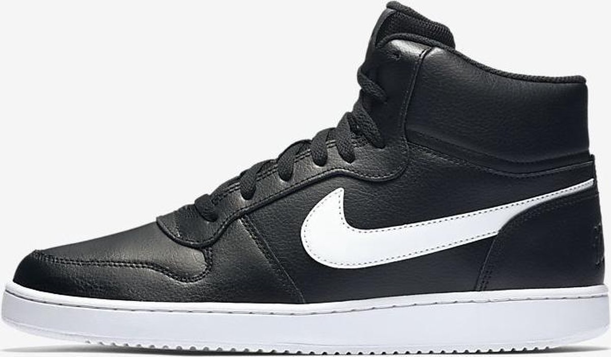 Nike Ebernon Mid Heren Sneakers - Black/White