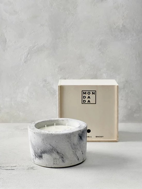 Bougie d'intérieur Mon Dada Urban gris L - Terre à terre