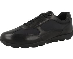 Geox U Snake 2.0 C - SMO-LEA Leren herentrainers U45GXC 00043 zwart