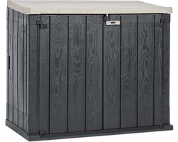 Toomax Stora Way opbergbox en containerbox - 842L - Antraciet - weer- en vorstbestendig - zeer geschikt als kussenbox of containerbox voor in de tuin