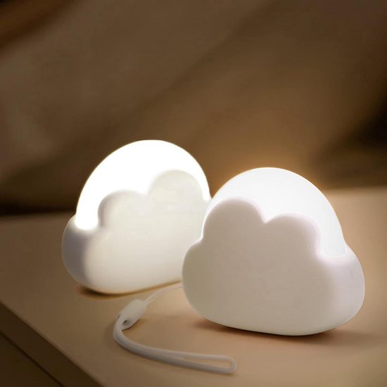 luolety Tulp Wolk Led Spiegellamp, 20 Bloem Wolk Lamp Spiegel Nachtlampje Tulp Tafellamp Handgemaakte Licht Decoratie Ornament voor Slaapkamer, Paar