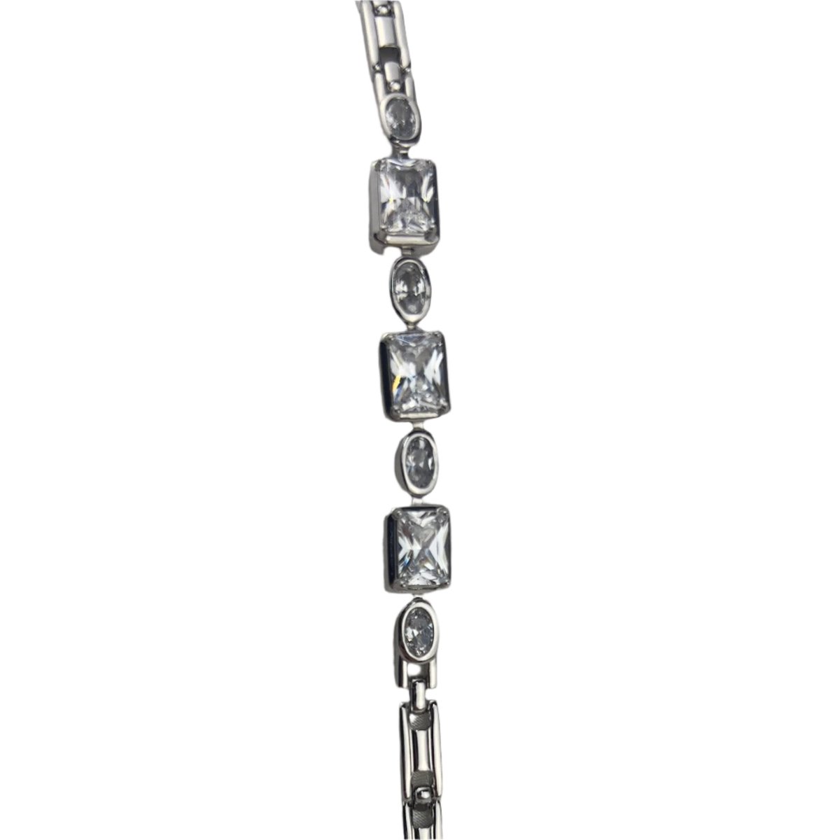 Single Row Silver Bracelet