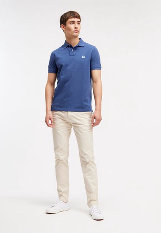 King Essentials The Rene Polo Indigo - Taille L - Homme