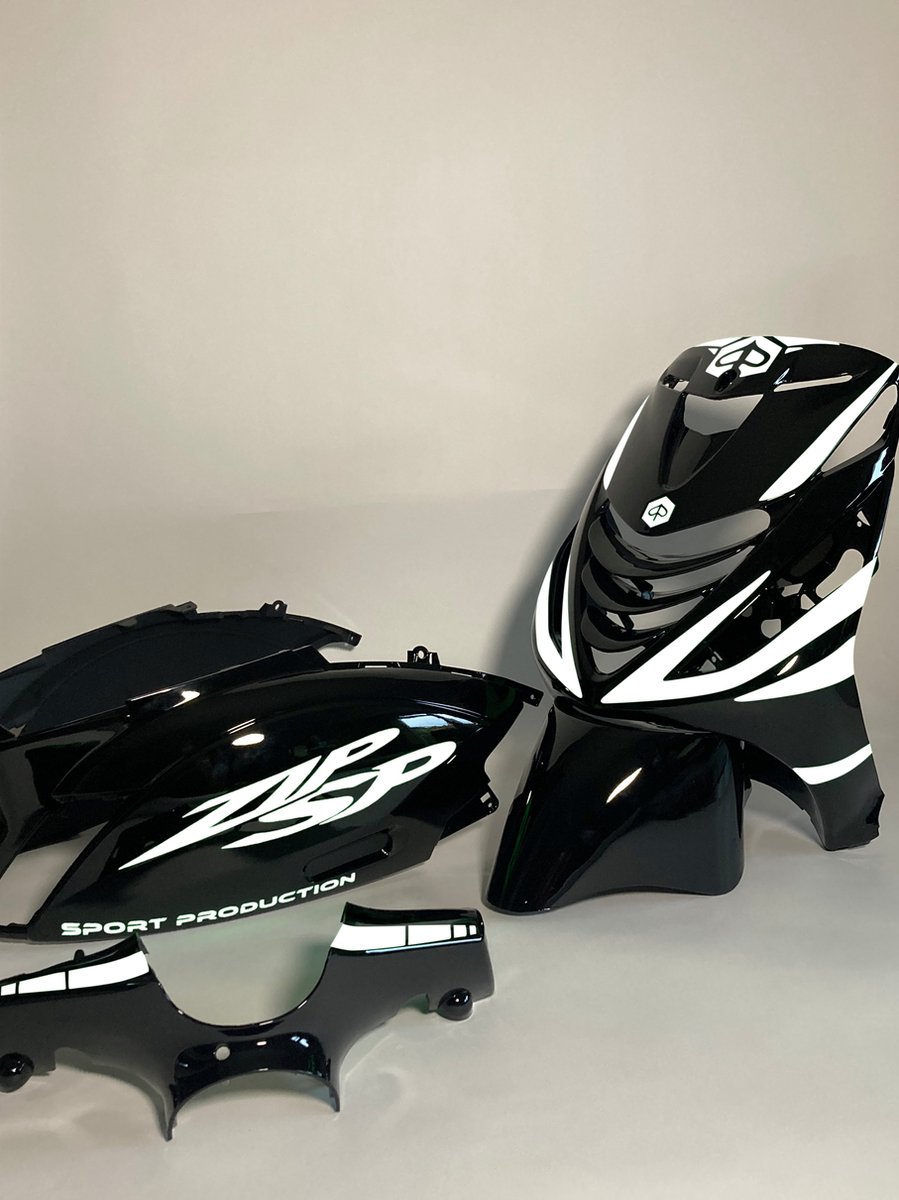 Piaggio Zip Stickerset - Sport Production - Wit