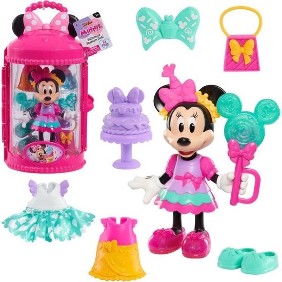 Disney Minnie Mouse Fabulous Fashion Pop - Minnie Mouse pop met kleding en accessoires — afbeelding 3