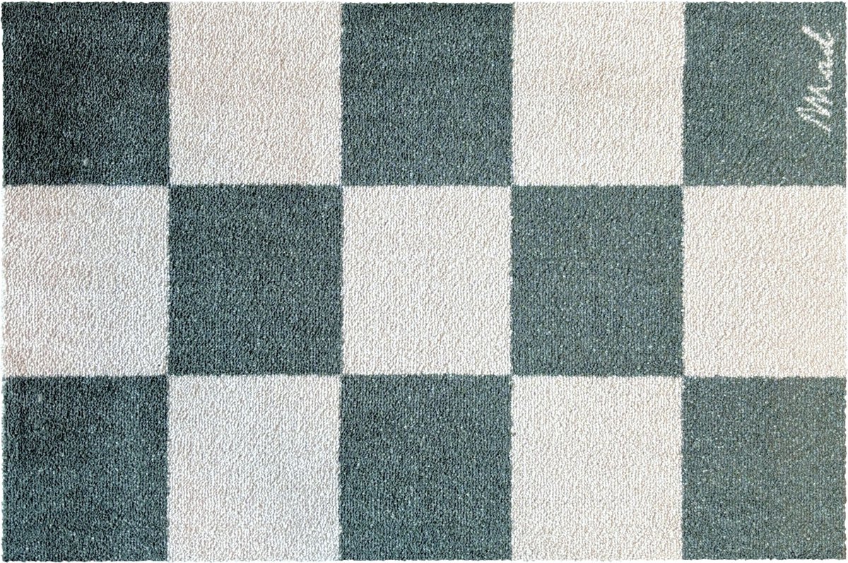 Mad About Mats DALIA - deurmat - droogloop/touch - wasbaar - 50x75 green