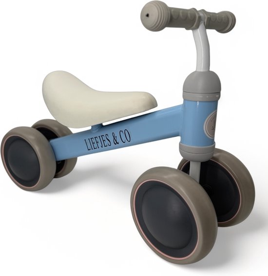 Trybike Steel Loopfiets vanaf 1 jaar vintage 2 in 1 Mat Crème vintage