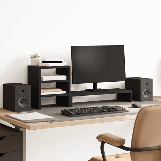 Monitorstandaard 38x24x10,5 cm zwart kopen